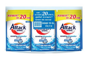 Attack Clean Advance Concentrated Powder Laundry Detergent Blue190g Cartonx36