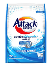 แอทแทคผลิตภัณฑ์ผงซักฟอก คลีน แอดวานซ์ ฟ้า850ก. 
