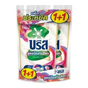 BREEZE Liquid Detergent Anti Color Trans 550 ml. Pack 1+1