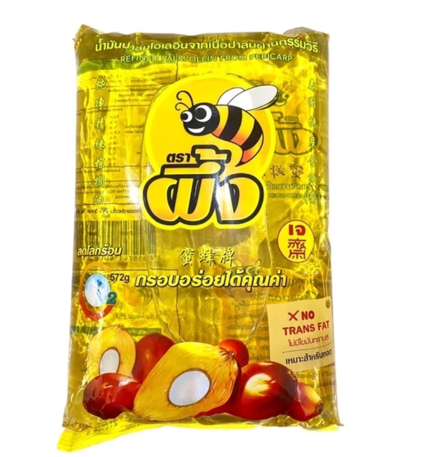 ผึ้ง น้ำมันปาล์มถุง ขนาด 1 ลิตร 