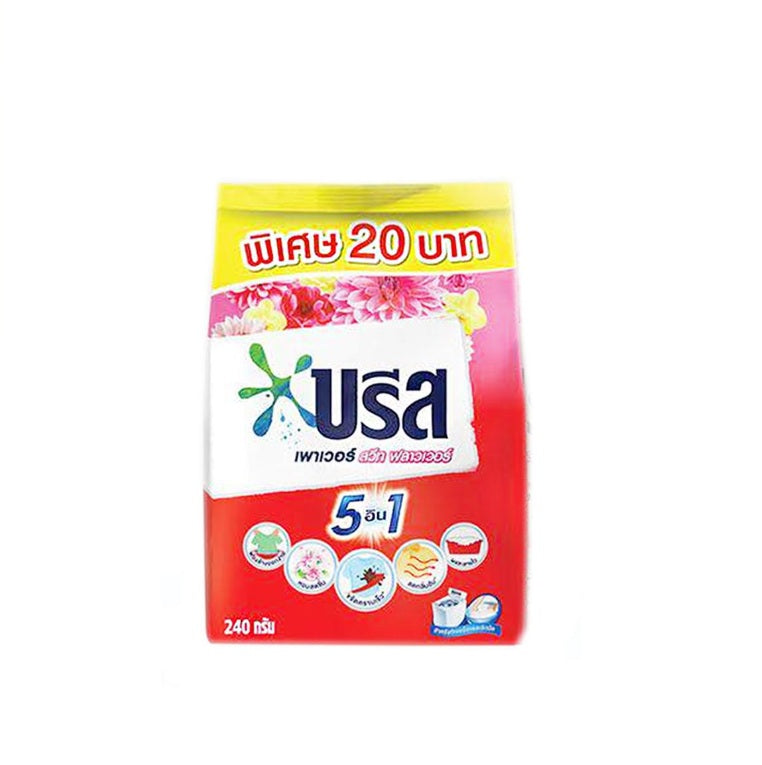 Breeze Power Sweet Flower Detergent (Red) 240 g.