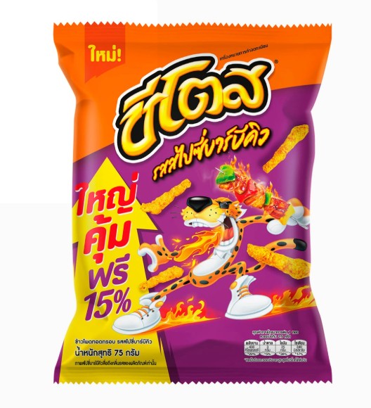 ชีโตส ขนมขบเคี้ยว สไปซี่บาร์บีคิว