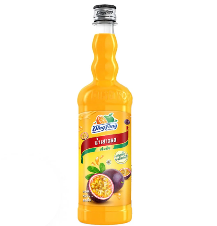 น้ำหวานเข้มข้นกลิ่นเสาวรส ติ่งฟง 760 มิลลิลิตร