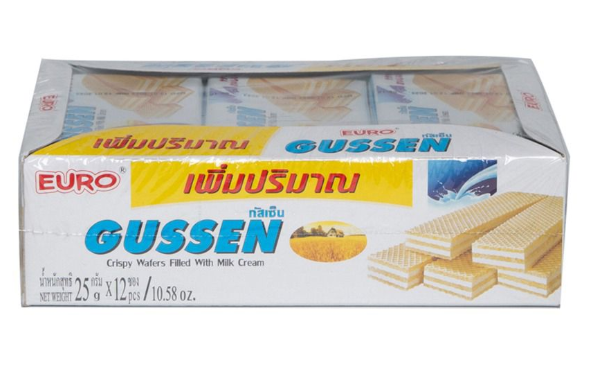 กัสเซน เวเฟอร์สอดไส้ครีมรสนม 25กรัม 