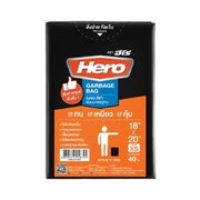 Hero Garbage Bag Black Roll 18x20