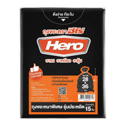 Hero Garbage Bag Black Roll 28x36