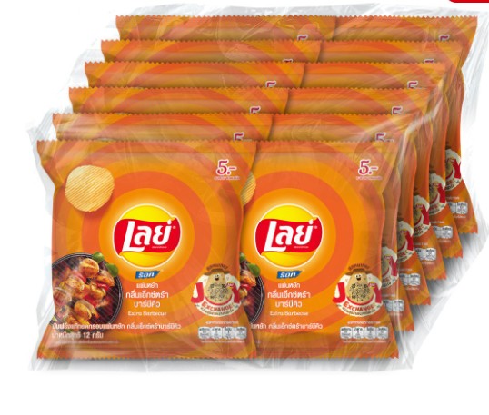 LAY'S Rock Ridged Potato Chips Extra Barbecue Flavor 12 g.
