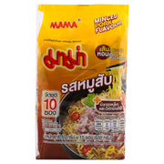 มาม่า บะหมี่กึ่งสำเร็จรูป รสหมูสับ แพ็ก 10 ซอง