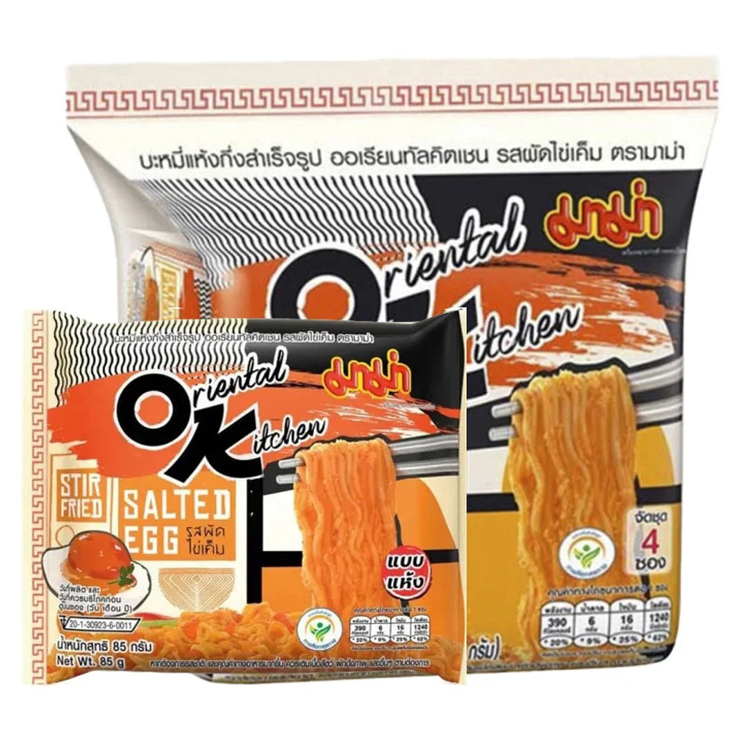 มาม่า OK รสไข่เค็ม แพ็ก 4 ซอง