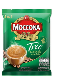 Moccona Trio Espresso 3 in 1 Coffee 15.8g x 9 Sachets