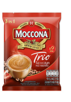Moccona Trio Rich & Smooth 3 in 1 Coffee x 9 Sachets