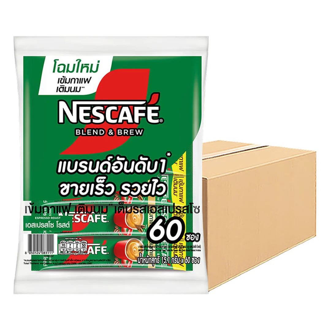 Nescafe 3 in 1 Espresso Coffee Mix 60 Sachets