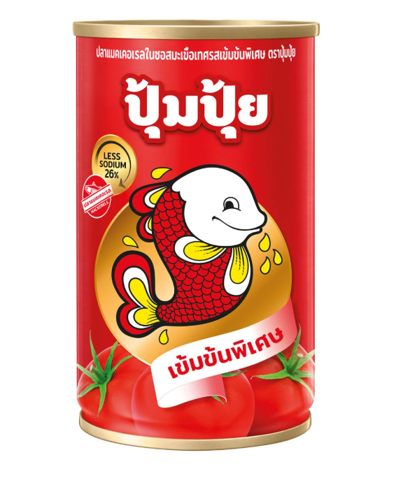 PumPui Mackerel in Extra Concentrated Tomato Sauce 185g