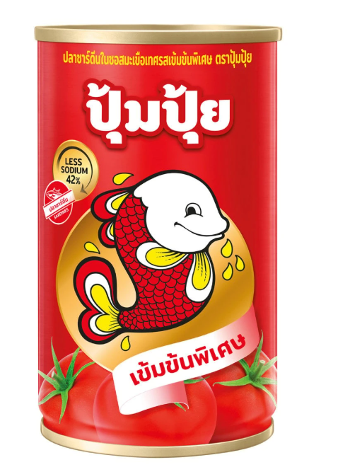PumPui Sardines in Extra Concentrated Tomato Sauce 155g