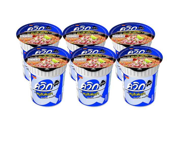 Quick Cup Instant Noodles Minced Pork Tom Yum Flavor