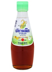 ปลาหมึก น้ำปลาแท้ 300 มล. ขวดแก้ว