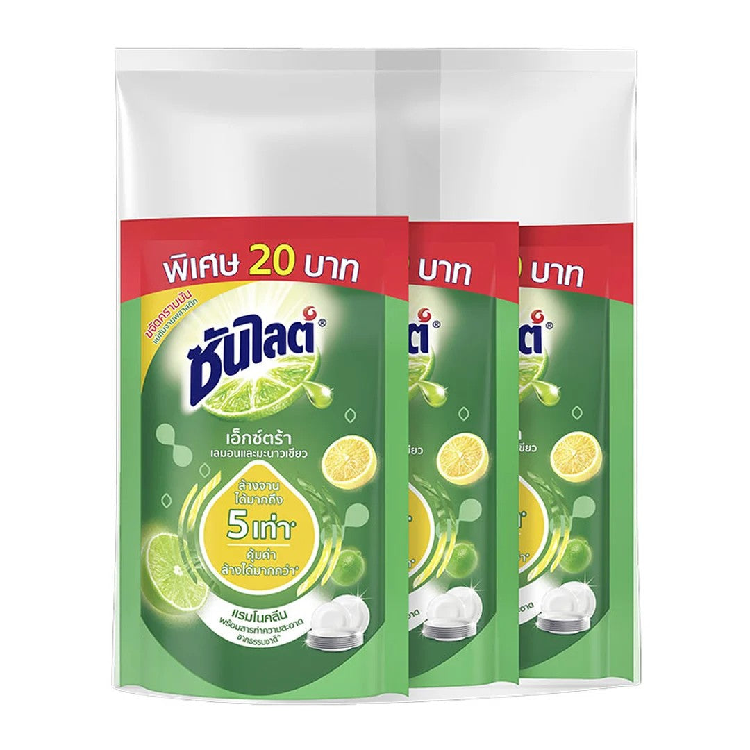 Sunlight Extra Dishwashing Liquid Lemon & Lime 300 ml (Refill)