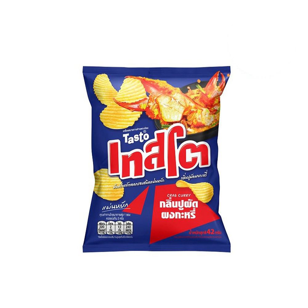 TASTO RIDGED CUT CRAB CURRY 42 G.