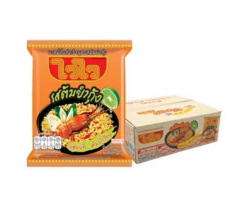 Wai Wai Instant Noodles 30PC Tom Yum Kung Flavor