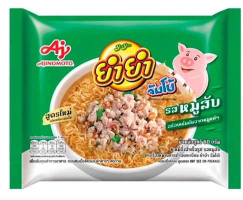 ยำยำ บะหมี่กึ่งสำเร็จรูป หมูสับ