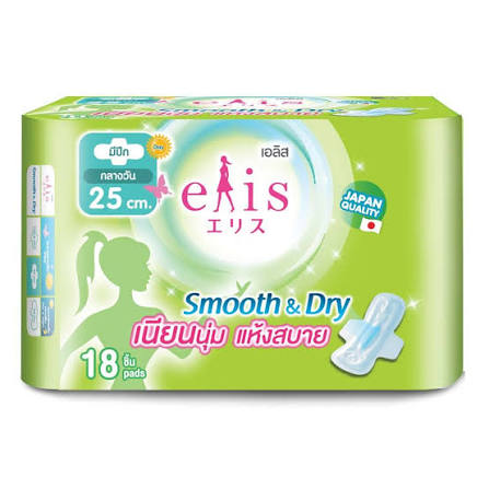 เอลิส สมูธ แอนด์ ดราย 25 ซม. 18 ชิ้น