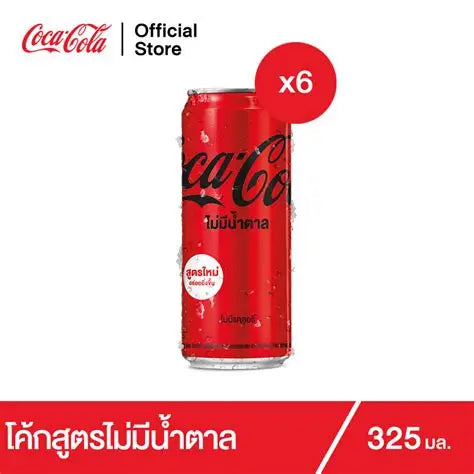 โค้ก ซีโร่กระป๋อง น้ำอัดลม 325 มล.